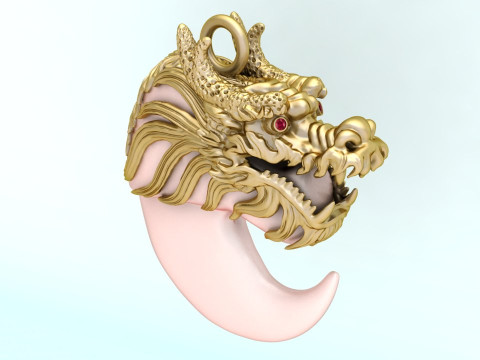 Dragon pendant - Bears claw - Tiger nails - Tiger fang - N905 3D printmodel