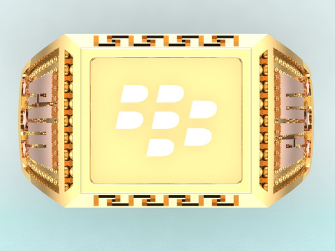 Blackberry ring - Blackberry mens ring - N103200 3D Druckmodell