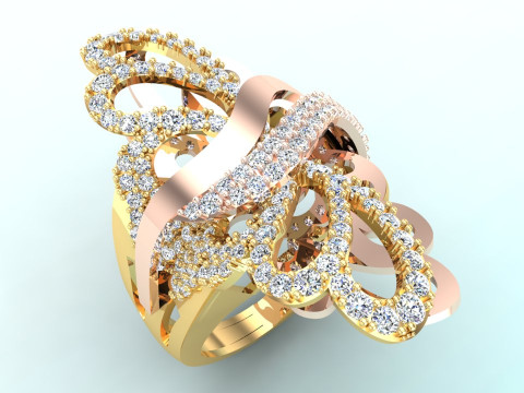 Butterfly Rings - Womens Rings - N208 3D printmodel