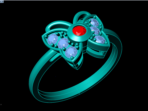 Butterfly Rings - Womens Rings - N1130 3D printmodel