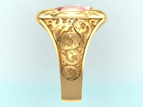 Eagle ring - Pattern Ring - Sculpture ring - N848 3D प्रिंट मॉडल