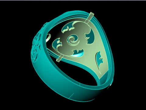 Eagle ring - Pattern Ring - Sculpture ring - N848 3D Print Model