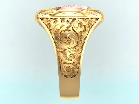 Eagle ring - Pattern Ring - Sculpture ring - N848A 3D Print Model