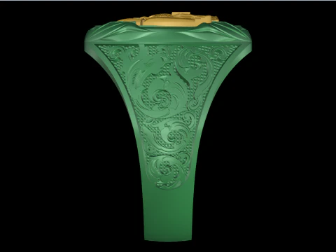 Eagle ring - Pattern Ring - Sculpture ring - N848A 3D Print Model