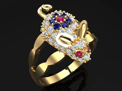 Muizenring - Damesringen - N507 3D printmodel