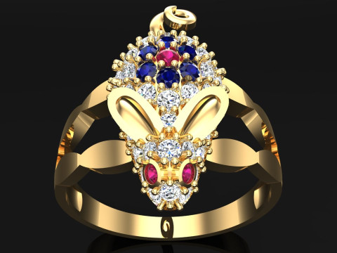 Muizenring - Damesringen - N507 3D printmodel