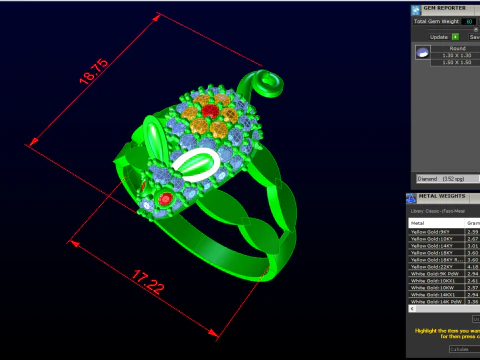 Mouse ring - Womens rings - N507 3D Print Model