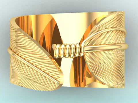 Leaf Ring - N934 3D Print Model