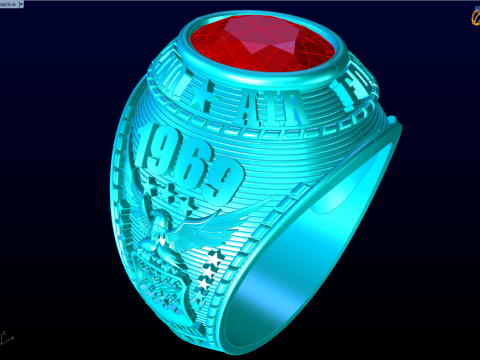 Army Ring - Eagle Ring - War ring - Air Force United States - N336 3D printmodel