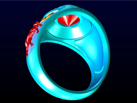 Goat Rings - War Rings - Army ring - Mens ring - N646 3D Print Model