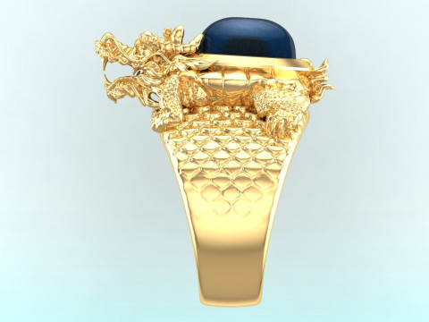 Turtle ring - Dragon Rings - Unicorn Ring - Pixiu ring - N728 Modelo de Impressão 3D