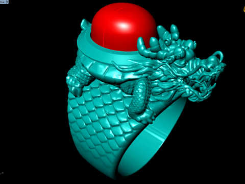 Turtle ring - Dragon Rings - Unicorn Ring - Pixiu ring - N728 Modelo de Impressão 3D