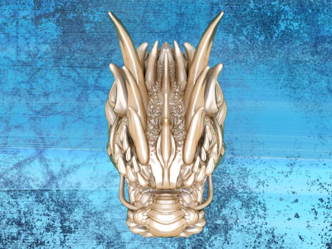Dragon ring - Mens ring - Dragon head ring - N908 3D Print Model