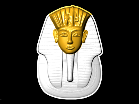 Pharaoh for jewelry - Pharaoh for ring - Pharaoh for pendant - N1118 Modèles 3D en vedette