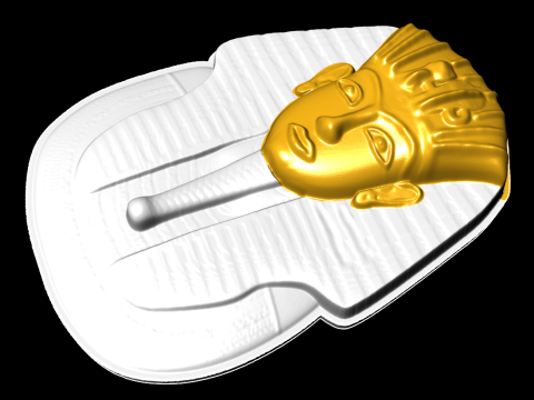 Pharaoh for jewelry - Pharaoh for ring - Pharaoh for pendant - N1118 3D 打印模型