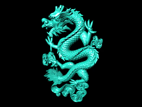 Drag&atilde;o para joias - Drag&atilde;o para anel - Drag&atilde;o para pingente - N931 Modelo de Impressão 3D