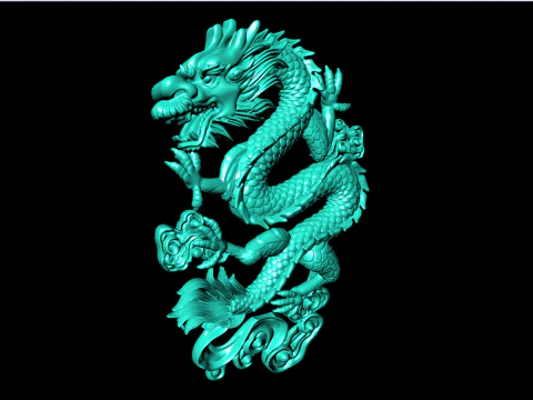 Drag&atilde;o para joias - Drag&atilde;o para anel - Drag&atilde;o para pingente - N931 Modelo de Impressão 3D