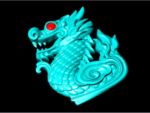 ジュエリー用ドラゴン - リング用ドラゴン - ペンダント用ドラゴン - N428 3Dプリントモデル