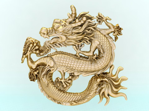 Dragon for jewelry - Dragon for ring - Dragon for pendant - N514 3D Принт Модель