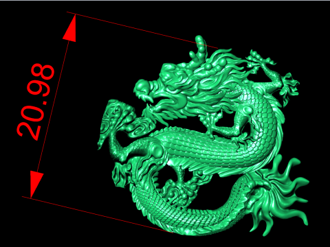 Dragon for jewelry - Dragon for ring - Dragon for pendant - N514 3D Принт Модель