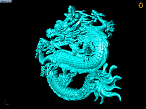 Dragon for jewelry - Dragon for ring - Dragon for pendant - N514 3D Принт Модель