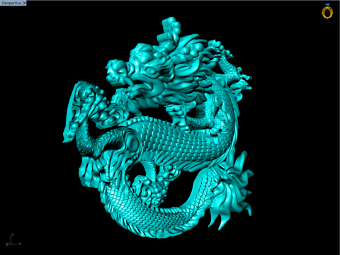 Dragon for jewelry - Dragon for ring - Dragon for pendant - N514 3D Принт Модель
