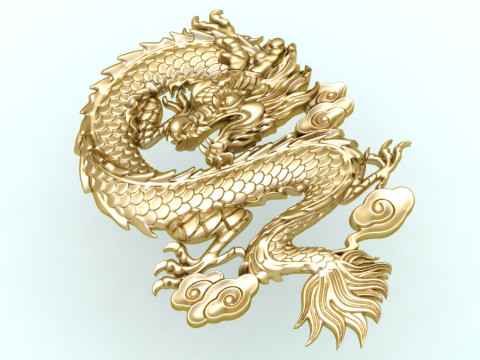 Dragon for jewelry - Dragon for ring - Dragon for pendant - N1127 3D प्रिंट मॉडल