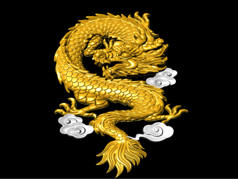 Dragon for jewelry - Dragon for ring - Dragon for pendant - N1127 3D प्रिंट मॉडल