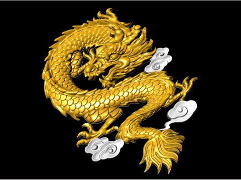 Dragon for jewelry - Dragon for ring - Dragon for pendant - N1127 3D प्रिंट मॉडल