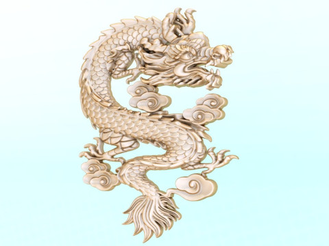 Drache für Schmuck - Drache für Ring - Drache für Anhänger - N1127A 3D Druckmodell