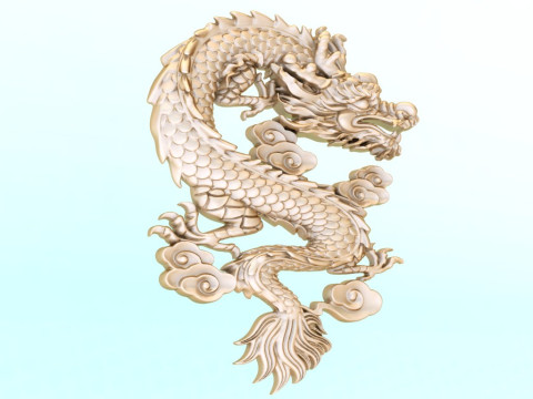 Drache für Schmuck - Drache für Ring - Drache für Anhänger - N1127A 3D Druckmodell