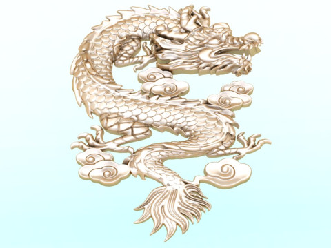 Drache für Schmuck - Drache für Ring - Drache für Anhänger - N1127A 3D Druckmodell