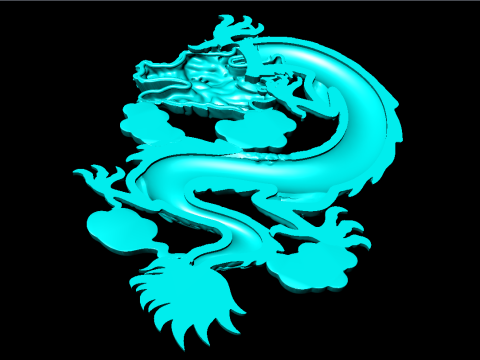 Drache für Schmuck - Drache für Ring - Drache für Anhänger - N1127A 3D Druckmodell