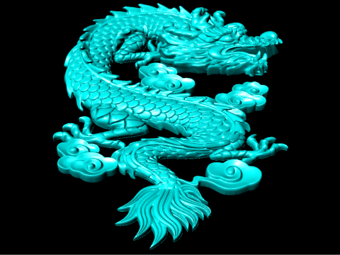 Drache für Schmuck - Drache für Ring - Drache für Anhänger - N1127A 3D Druckmodell