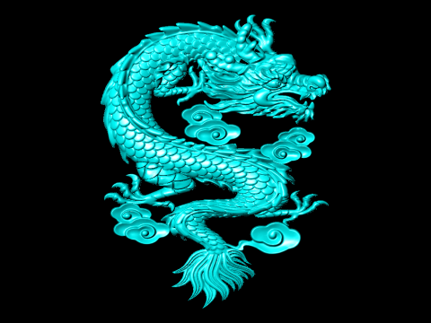 Drache für Schmuck - Drache für Ring - Drache für Anhänger - N1127A 3D Druckmodell