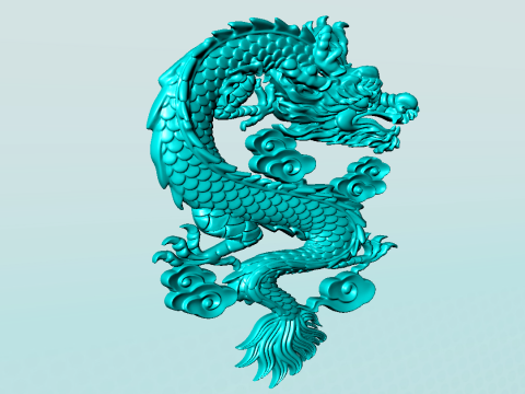 Drache für Schmuck - Drache für Ring - Drache für Anhänger - N1127A 3D Druckmodell