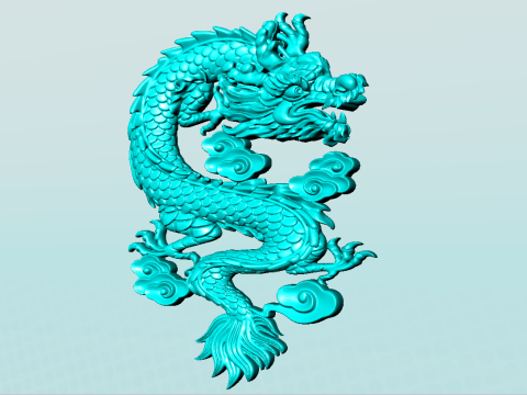 Drache für Schmuck - Drache für Ring - Drache für Anhänger - N1127A 3D Druckmodell