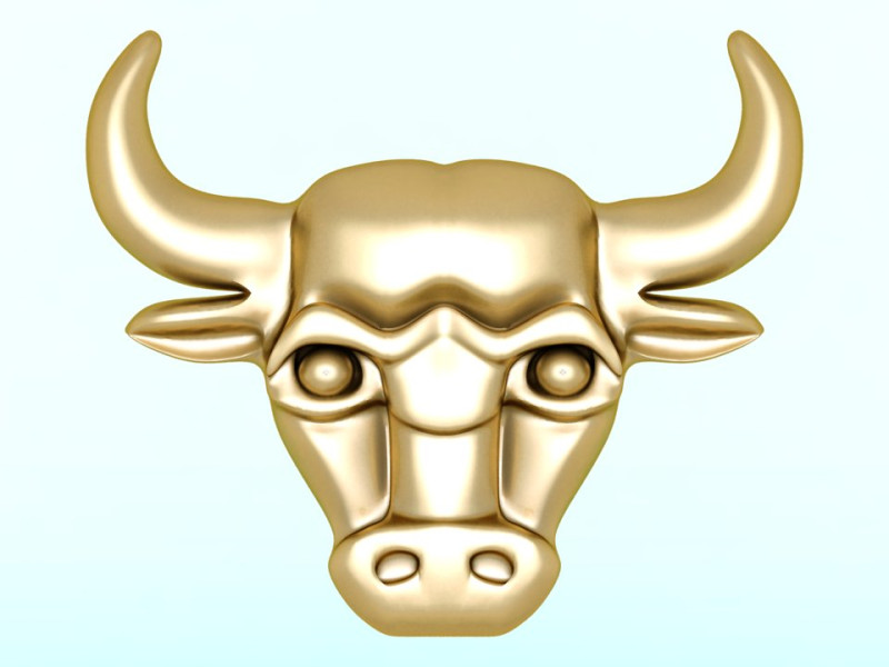 Buffalo for jewelry - Gaur for jewelry - Cow for jewelry - N738 3D प्रिंट मॉडल .c4d .max .obj .3ds .fbx .stl .blend