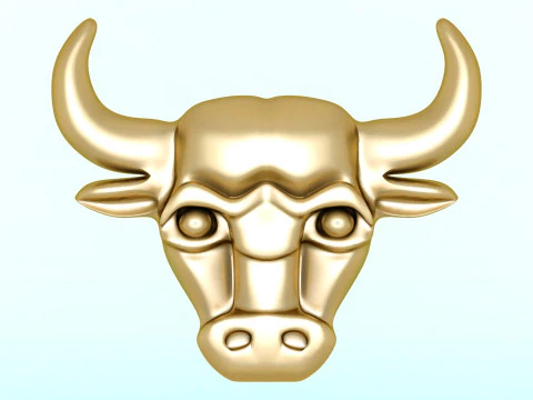 B&uacute;falo para joias - Gaur para joias - Vaca para joias - N738 Modelo de Impressão 3D