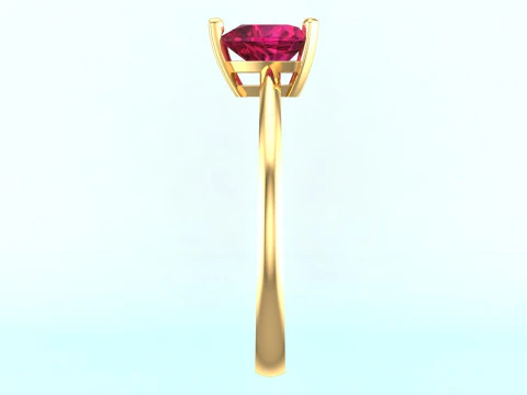 Heart ring - Diamond ring - Womens ring - N621 3D Print Model