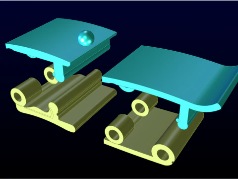 Bracelet lock - Jewelry lock - N422 3D Print Model