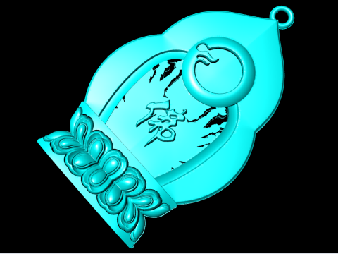 Guan Yin duizend ogen handen - Avalokistesvara Boeddha hanger - N022141 3D printmodel