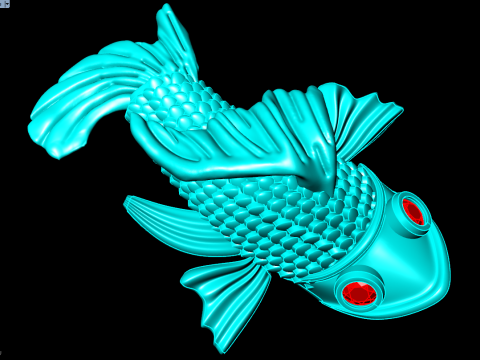 Carpe pour bijoux - Carpe pour la bague - Carpe pour pendentif - N1014 Modèles 3D en vedette