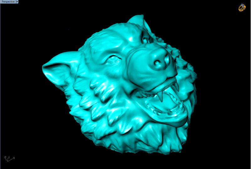 Cane per gioielli - Lupo per anello - Cucciolo di cane per ciondolo - N2274 Modello di stampa 3D .c4d .max .obj .3ds .fbx .stl .blend 