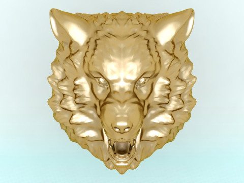 Cane per gioielli - Lupo per anello - Cucciolo di cane per ciondolo - N2274 Modello di stampa 3D