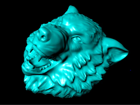 Dog for jewelry - Wolf for ring - Dogpuppy for pendant - N2274 3D Print Model