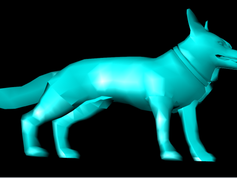 Hund als Schmuck - Wolf als Ring - Hundewelpe als Anhänger - N3888 3D Druckmodell