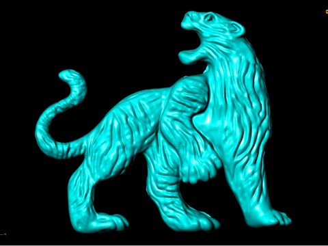 Takı için Tiger - Yüzük için Tiger - Kolye ucu için Tiger - N508 3D Baskı Modeli