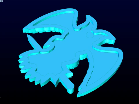 Eagle for jewelry - Eagle for ring - Eagle for pendant - N848 3D Print Model