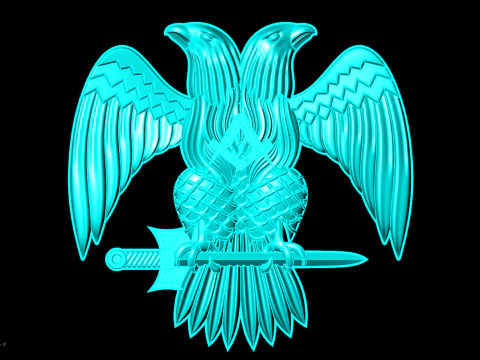 Eagle for jewelry - Eagle for ring - Eagle for pendant - N848 3D Print Model